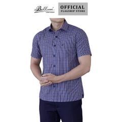  Áo sơ mi nam ngắn tay BELLUNI vải sợi dừa - ABN.CCP.BE 251 B1 