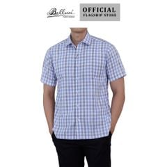  Áo sơ mi nam ngắn tay BELLUNI sợi sen kháng khuẩn  - ABN.LN.BE 245 B2 