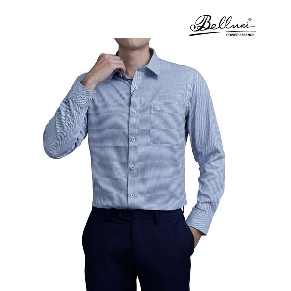  Áo sơ mi nam tay dài cao cấp BELLUNI vải sợi tre - ABD.BP.BE 177 B3 