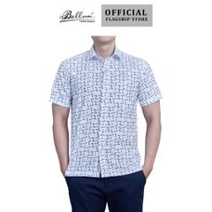  Áo sơ mi nam ngắn tay BELLUNI sợi COFREX thoáng mát nhanh khô - ABN.CR.BE 244 B3 