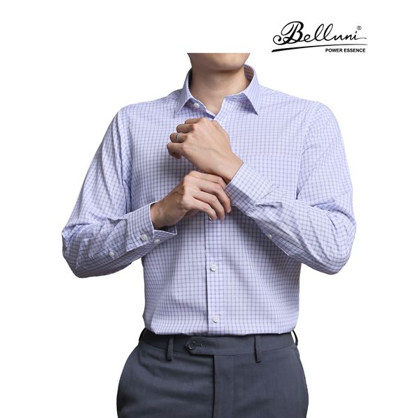  Áo sơ mi nam dài tay cao cấp BELLUNI vải sợi chuối - ABD.BAN.BE 180 B3 