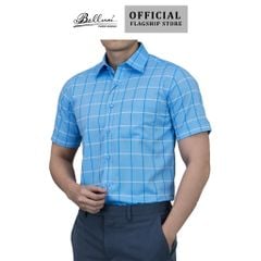  Áo sơ mi nam ngắn tay cao cấp BELLUNI vải sợi tre - ABN.BPS.BE 267 B3 