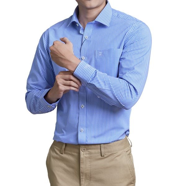  Áo sơ mi nam dài tay BELLUNI sợi sen - ABD.LN.BE 175 B4 