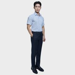  Áo Sơ mi nam ngắn tay cao cấp BELLUNI vải sợi lá - ABN.LP.BE 308 