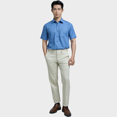  Áo sơ mi nam ngắn tay cao cấp BELLUNI - ABN.BP.BE 316 