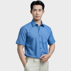 Áo sơ mi nam ngắn tay cao cấp BELLUNI - ABN.BP.BE 316 
