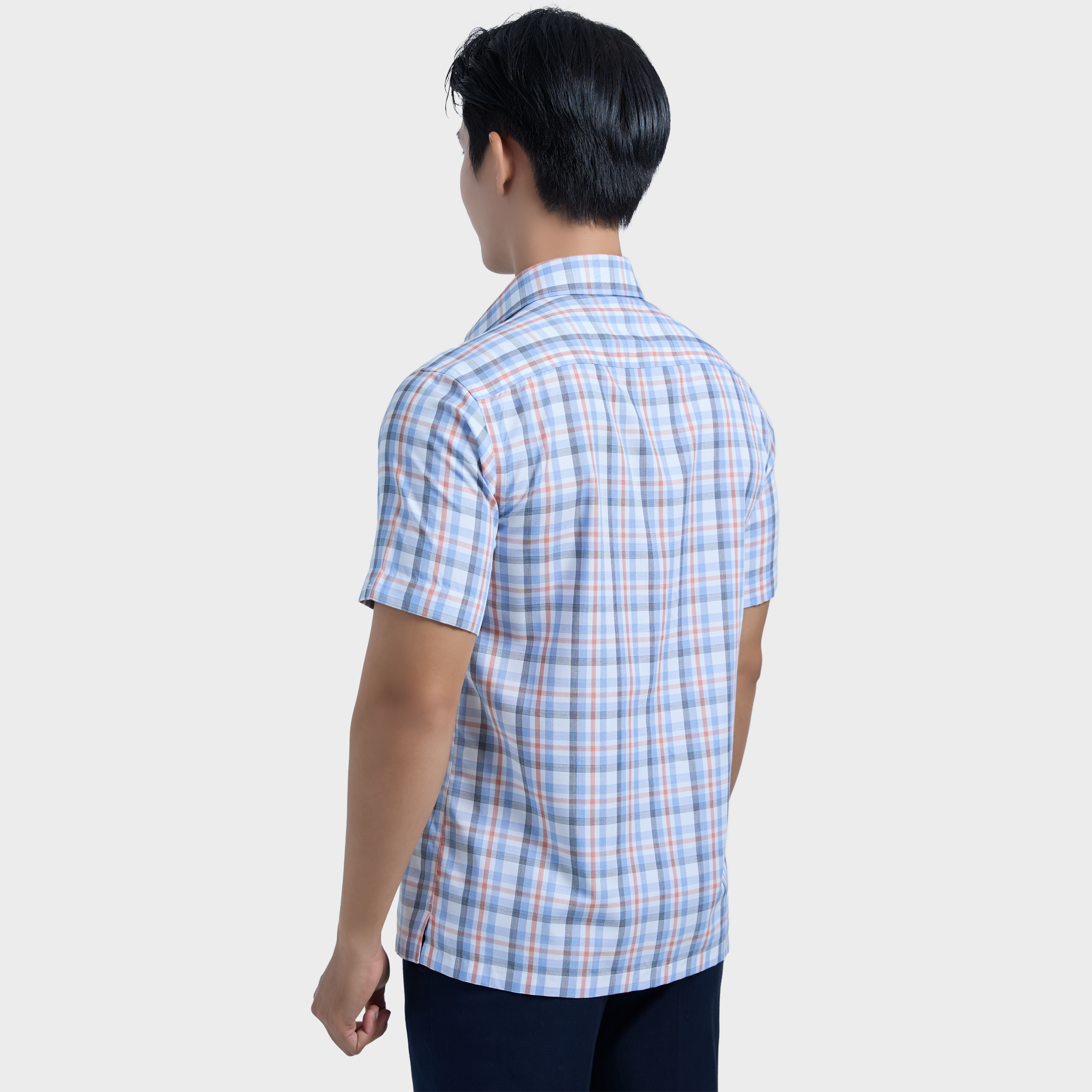  Áo sơ mi nam ngắn tay cao cấp BELLUNI vải sợi tre - ABN.BP.BE 305 