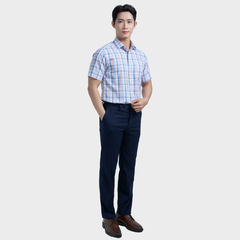  Áo sơ mi nam ngắn tay cao cấp BELLUNI vải sợi tre - ABN.BP.BE 305 