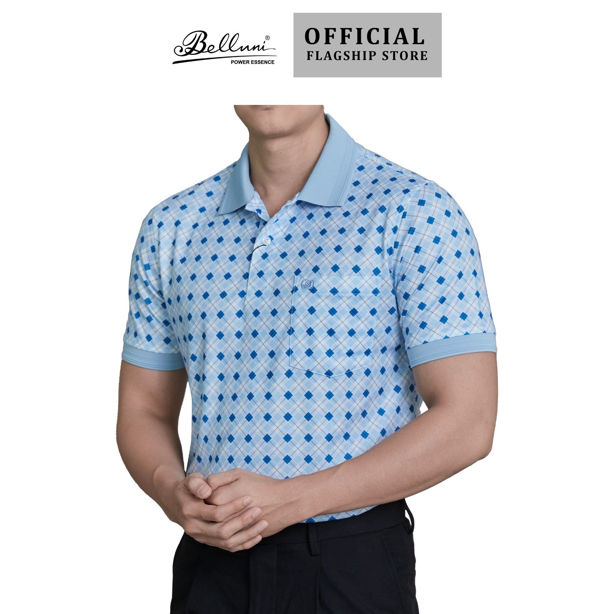  Áo thun nam Polo BELLUNI vải sợi tre cao cấp - AT.BP.BE 76 B6 