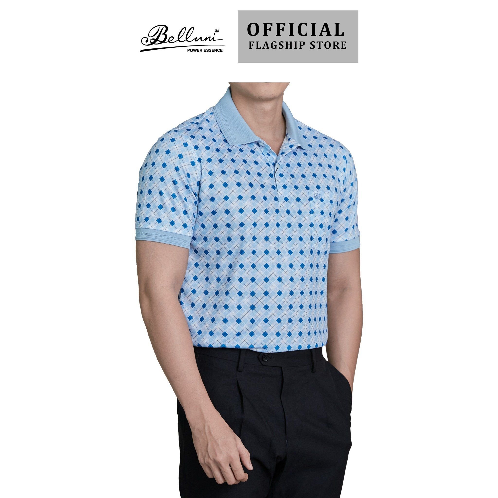  Áo thun nam Polo BELLUNI vải sợi tre cao cấp - AT.BP.BE 76 B6 