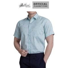  Áo sơ mi nam ngắn tay cao cấp BELLUNI vải sợi tre - ABN.BP.BE 257 B6 