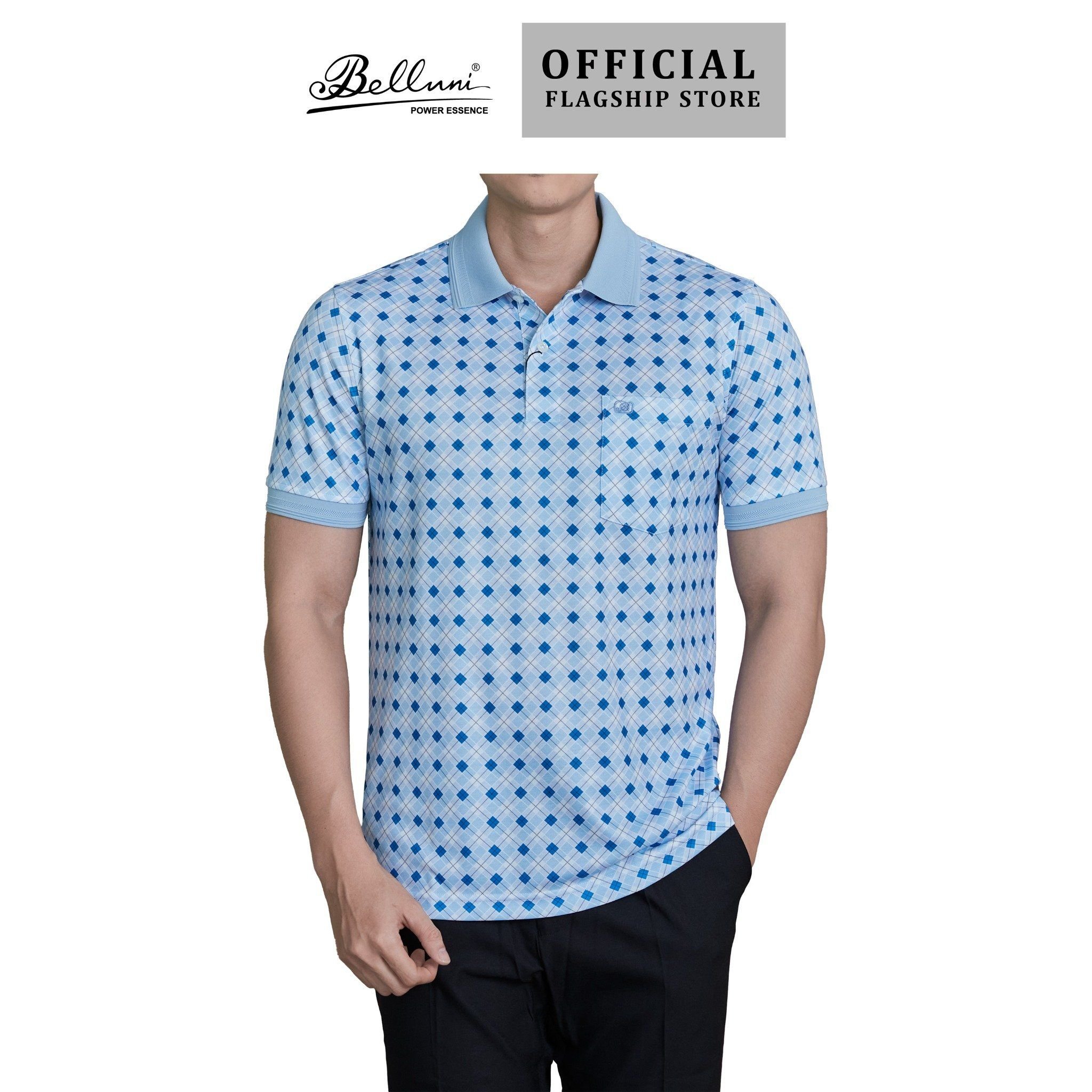  Áo thun nam Polo BELLUNI vải sợi tre cao cấp - AT.BP.BE 76 B6 