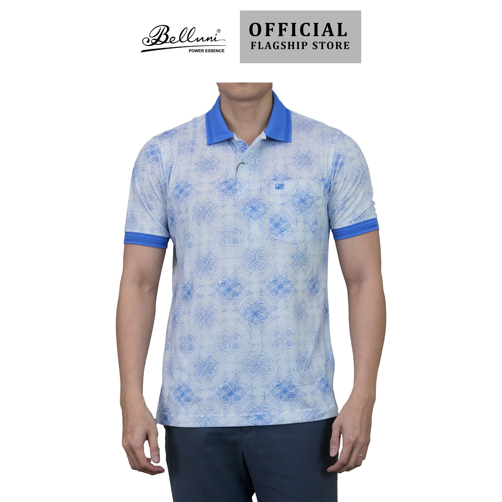  Áo thun nam Polo BELLUNI vải sợi tre cao cấp - AT.BP.BE 80 B7 