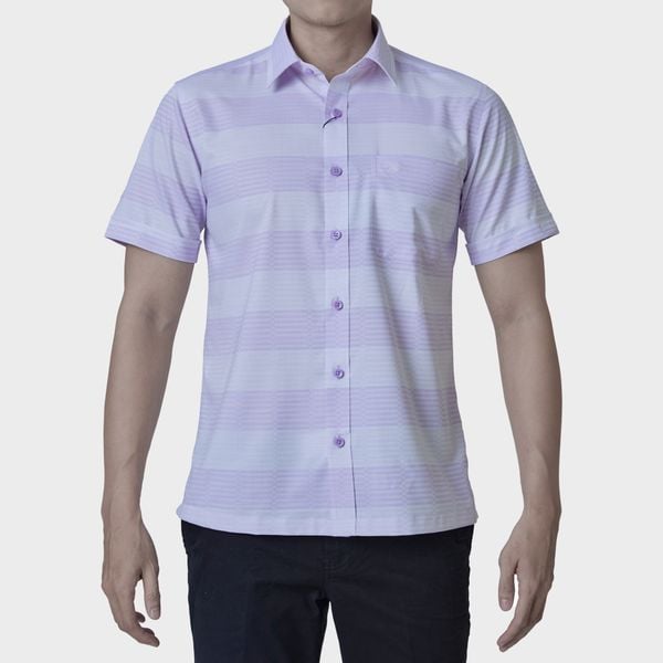  Áo sơ mi nam ngắn tay cao cấp BELLUNI vải sợi tre - ABN.BPS.BE 277 