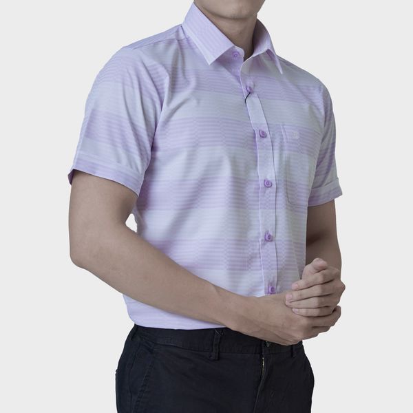  Áo sơ mi nam ngắn tay cao cấp BELLUNI vải sợi tre - ABN.BPS.BE 277 