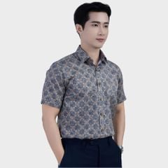  Áo sơ mi nam ngắn tay cotton cao cấp BELLUNI - ANL.CM.BE 8 