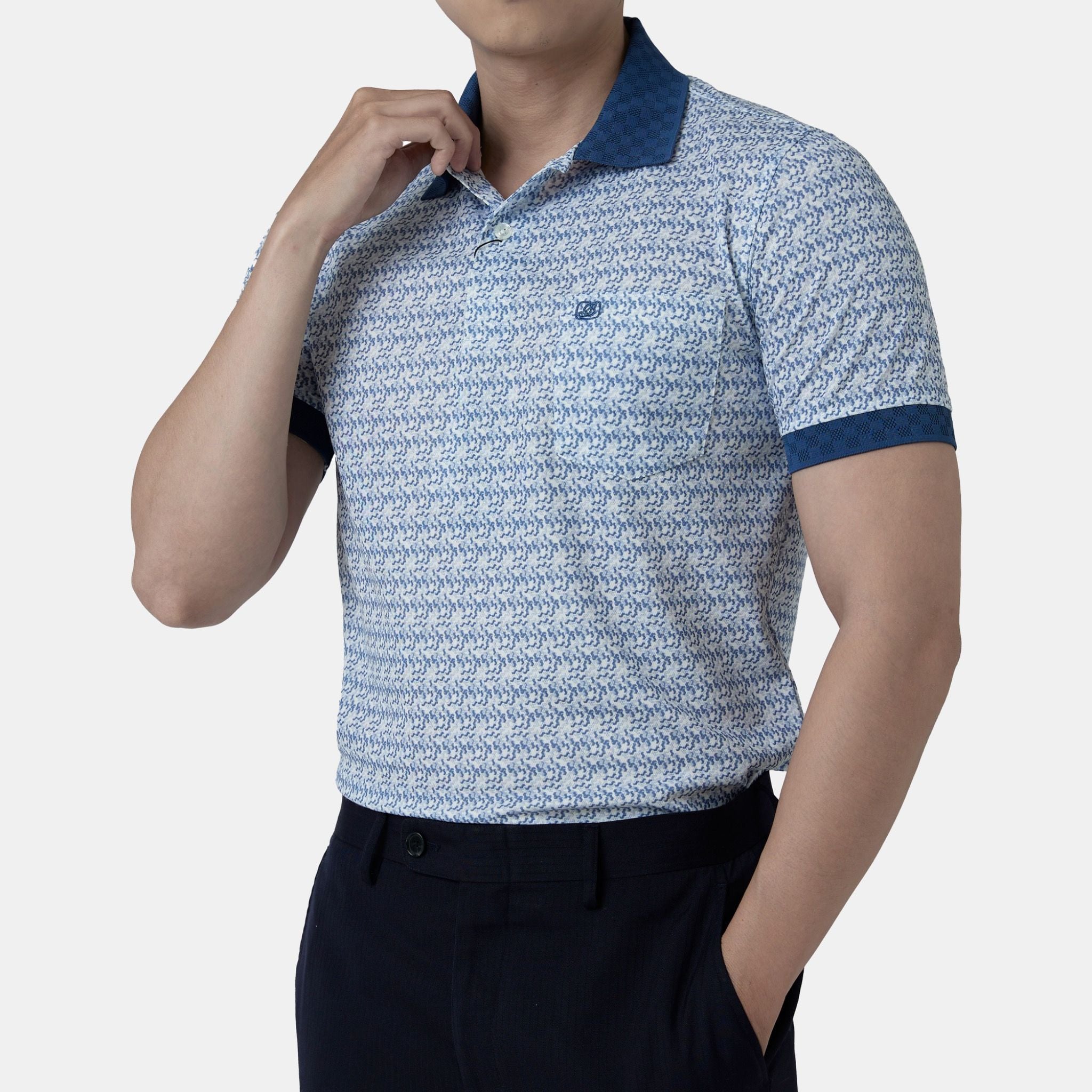  Áo thun nam Polo BELLUNI vải sợi tre cao cấp - AT.BP.BE 84 