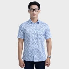  Áo sơ mi nam ngắn tay cotton cao cấp BELLUNI - ANL.CM.BE 8 