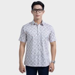  Áo sơ mi nam ngắn tay cotton cao cấp BELLUNI - ANL.CM.BE 8 