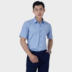  Áo sơ mi nam ngắn tay BELLUNI vải sợi sồi cao cấp - ABN.PMS.BE 290 