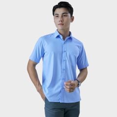  Áo sơ mi nam ngắn tay BELLUNI vải sợi sồi thoải mái thanh lịch - ABN.PML.BE 294 