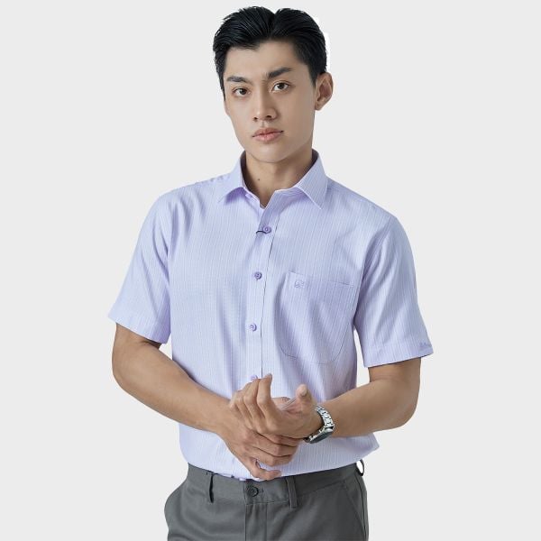  Áo sơ mi nam ngắn tay cao cấp BELLUNI vải sợi tre - ABN.BPS.BE 289 