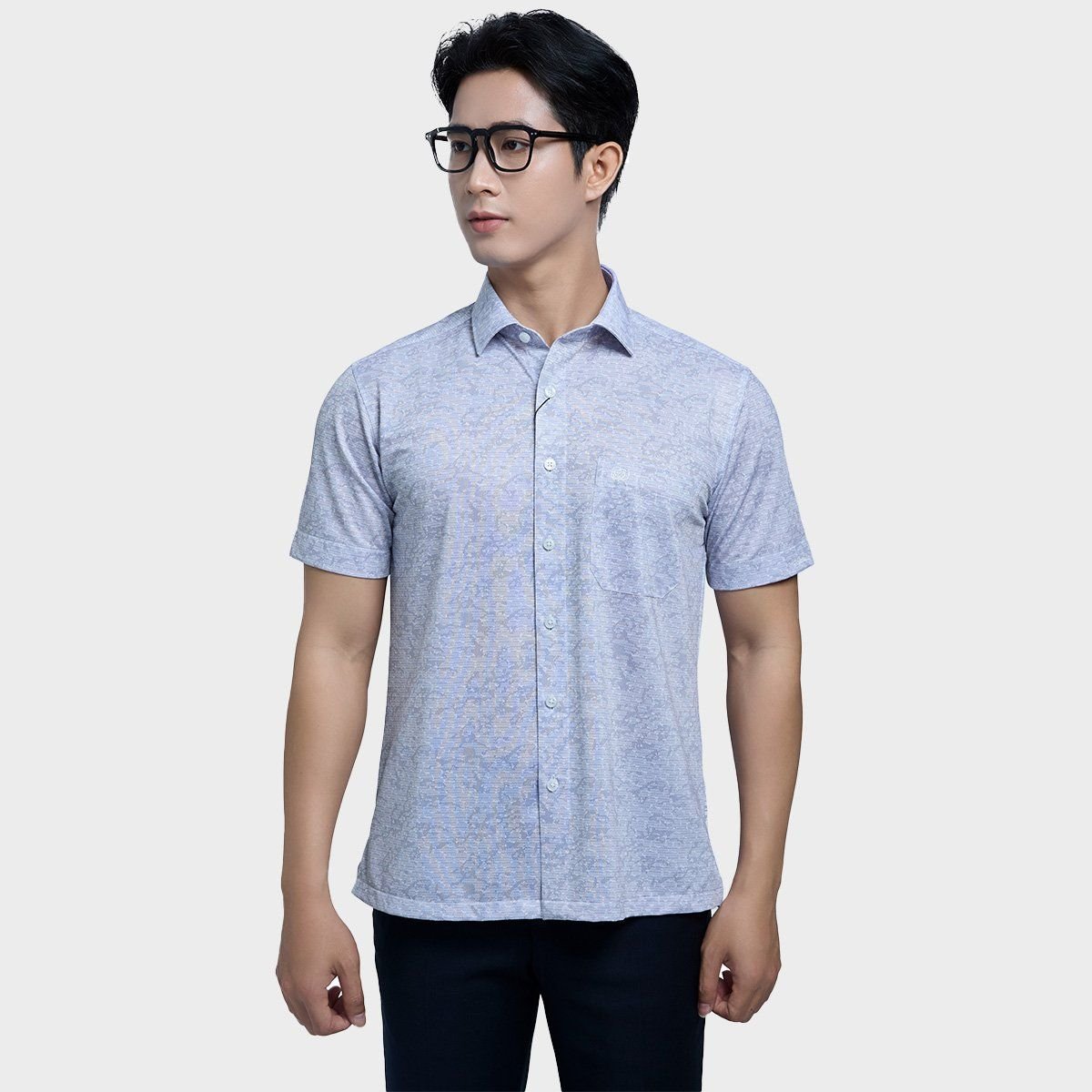  Áo sơ mi KNIT( sơ mi thun ) ngắn tay BELLUNI - ABN.PS.BE 307 