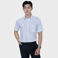  Áo sơ mi nam ngắn tay cao cấp BELLUNI vải sợi tre - ABN.BPS.BE 296 