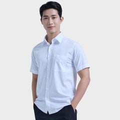  Áo sơ mi nam ngắn tay cao cấp BELLUNI vải sợi tre - ABN.BPS.BE 303 