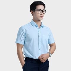  Áo Sơ mi nam ngắn tay cao cấp BELLUNI vải sợi lá - ABN.LP.BE 306 