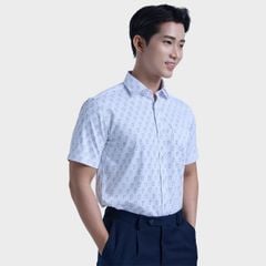  Áo sơ mi nam ngắn tay cao cấp BELLUNI vải sợi tre - ABN.BPS.BE 301 