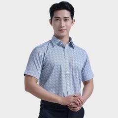  Áo sơ mi nam ngắn tay cao cấp BELLUNI vải sợi tre - ABN.BPS.BE 302 