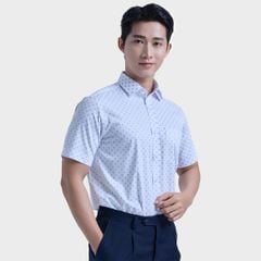  Áo sơ mi nam ngắn tay cao cấp BELLUNI vải sợi tre - ABN.BPS.BE 301 