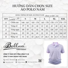  Áo thun nam Polo BELLUNI vải sợi tre cao cấp - AT.BP.BE 80 W7 