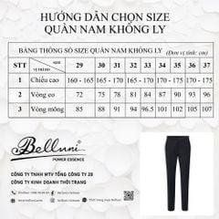  Quần tây nam công sở cao cấp BELLUNI  - QT0.P.BE 80 BL2 