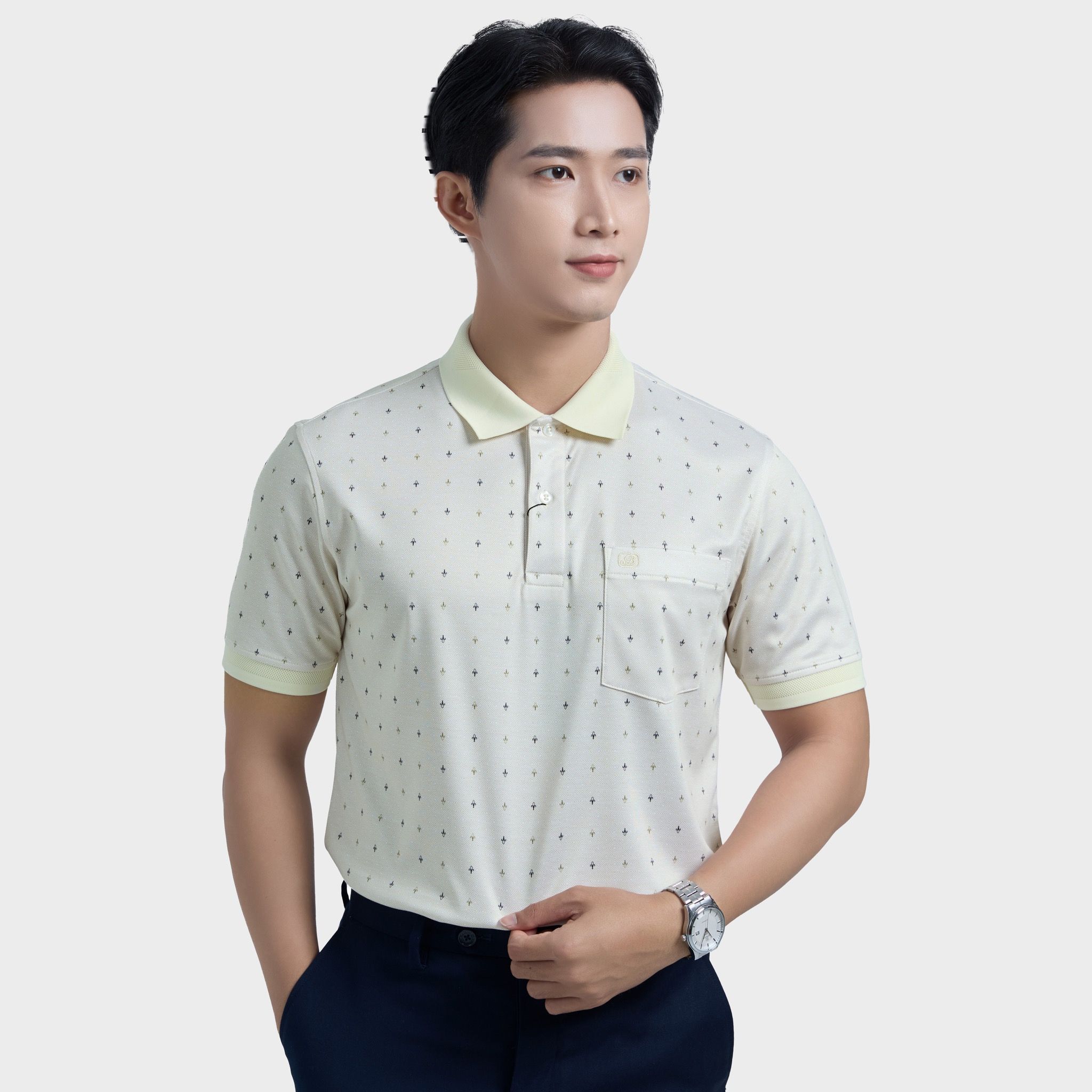  Áo thun nam Polo BELLUNI vải sợi tre cao cấp - AT.BP.BE 95 