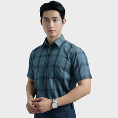  Áo sơ mi nam ngắn tay cao cấp BELLUNI - ABN.BP.BE 318 