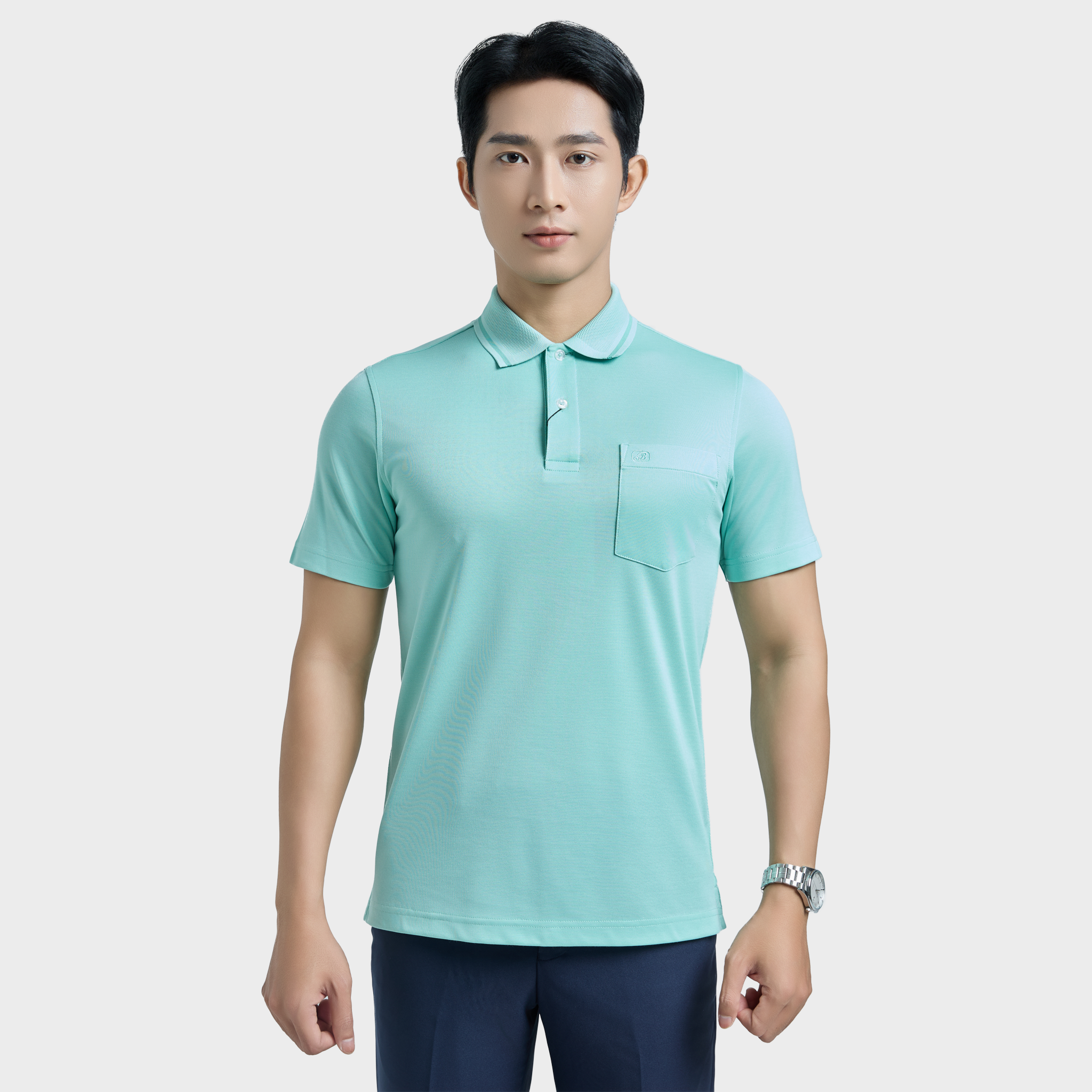  Áo thun nam Polo BELLUNI vải sợi tre cao cấp - AT.BP.BE 100 