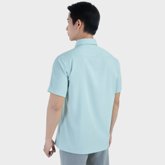  Áo sơ mi nam ngắn tay BELLUNI vải sợi sồi thoải mái thanh lịch - ABN.PML.BE 322 