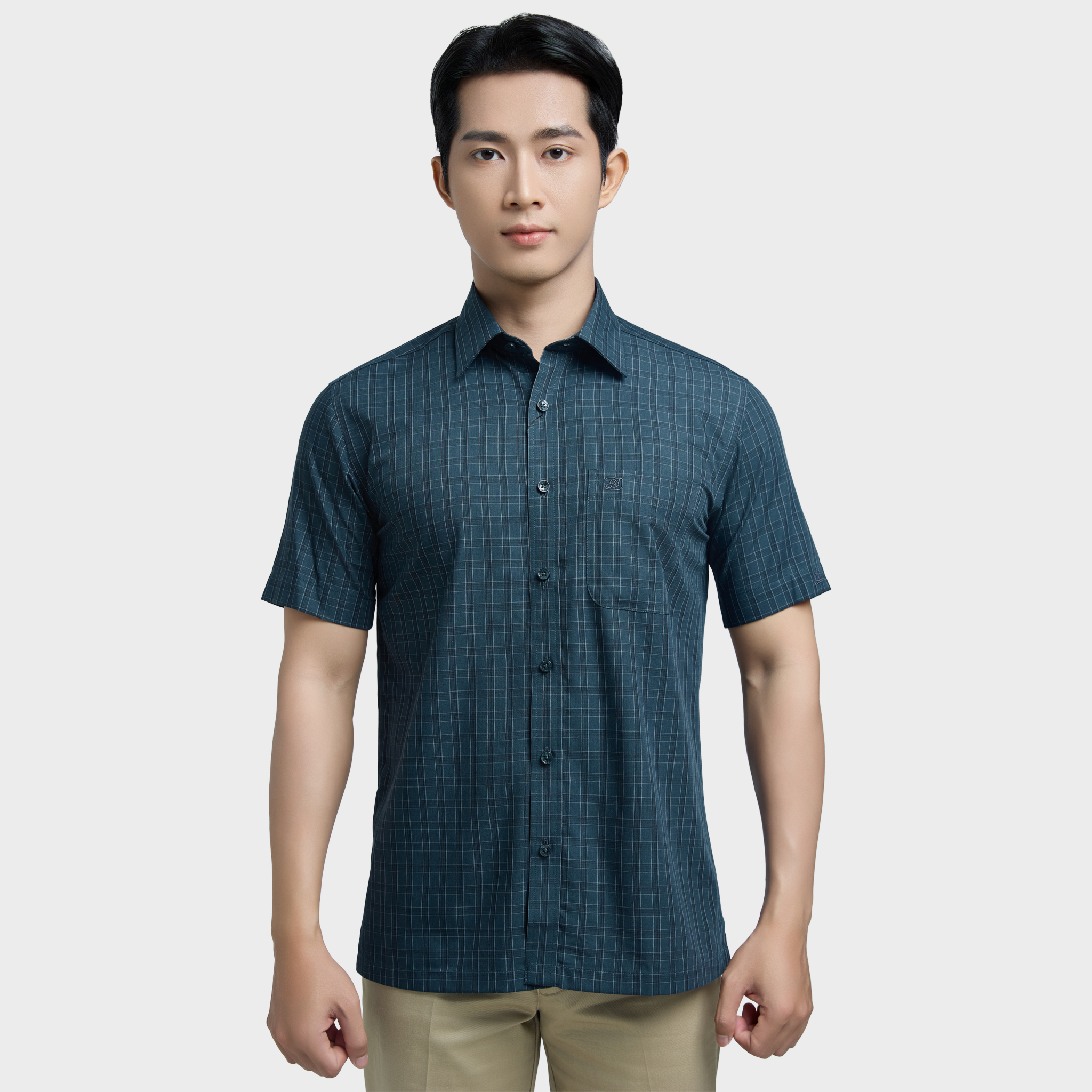  Áo sơ mi nam ngắn tay cao cấp BELLUNI - ABN.BP.BE 316 