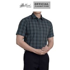 Áo sơ mi nam ngắn tay cao cấp BELLUNI vải sợi tre - ABN.BPS.BE 266 BL2 
