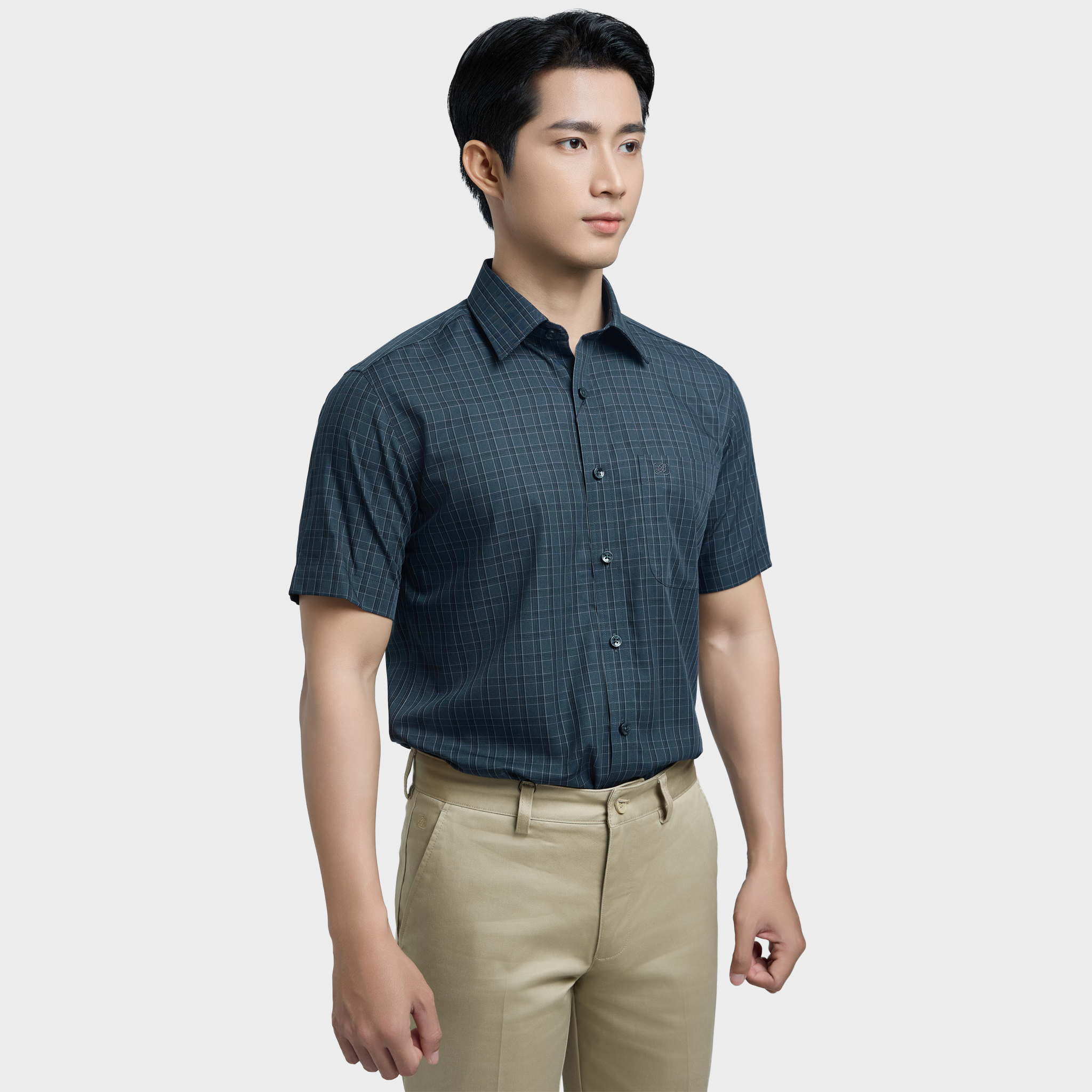  Áo sơ mi nam ngắn tay cao cấp BELLUNI - ABN.BP.BE 316 