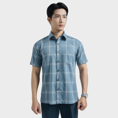  Áo sơ mi nam ngắn tay cao cấp BELLUNI - ABN.BP.BE 318 