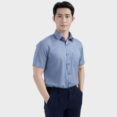  Áo sơ mi nam ngắn tay cao cấp BELLUNI vải sợi tre - ABN.BPS.BE 317 