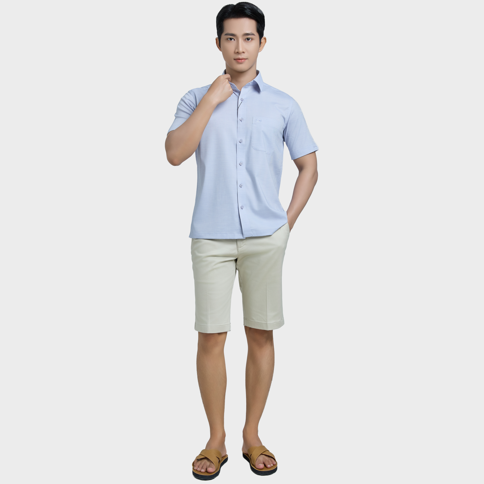  Áo sơ mi nam ngắn tay BELLUNI - ABN.PML.BE 320 