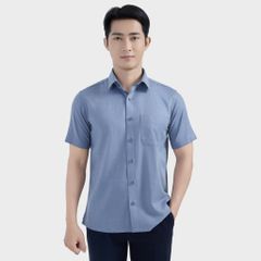  Áo sơ mi nam ngắn tay cao cấp BELLUNI vải sợi tre - ABN.BPS.BE 317 