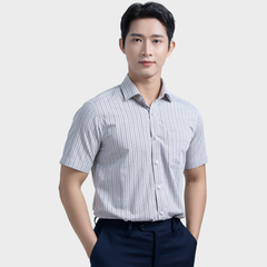  Áo sơ mi nam ngắn tay cao cấp BELLUNI vải sợi tre - ABN.BP.BE 305 
