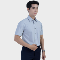  Áo sơ mi nam ngắn tay cao cấp BELLUNI vải sợi tre - ABN.BP.BE 313 