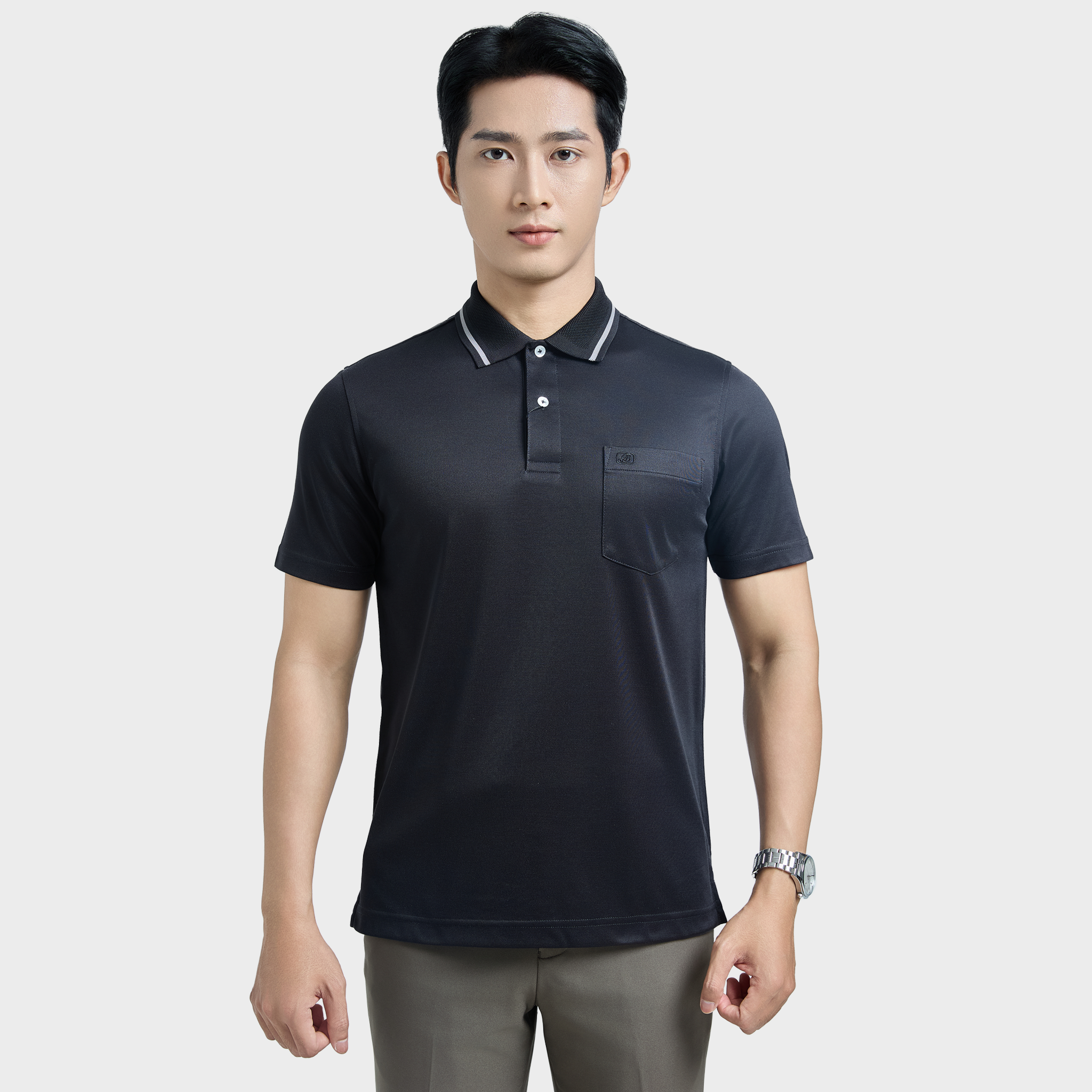  Áo thun nam Polo BELLUNI vải sợi tre cao cấp - AT.BP.BE 100 