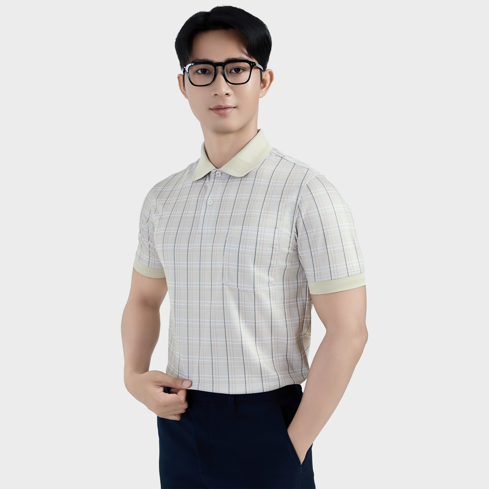  Áo thun nam Polo BELLUNI vải sợi tre cao cấp - AT.BP.BE 96 